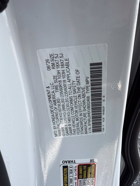 New 2027 Honda Odyssey EX-L image 29