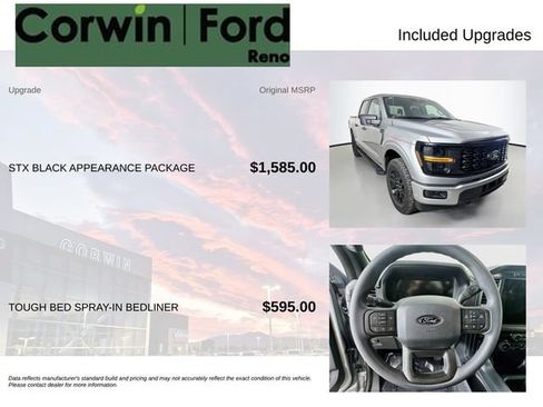 Used 2024 Ford F150 STX w/ STX Black Appearance Package AWD/4WD image 3