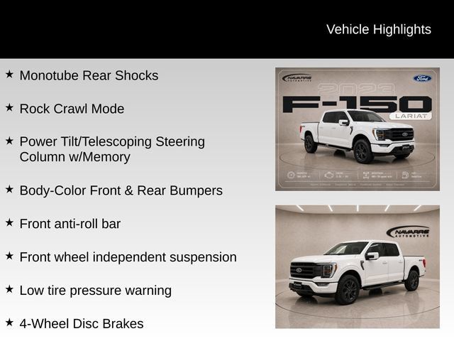 Used 2023 Ford F150 Lariat w/ Equipment Group 502A High AWD/4WD image 24