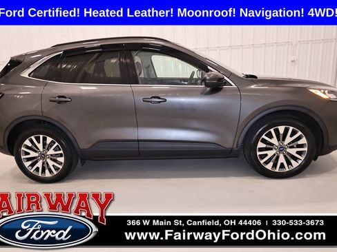 Certified 2020 Ford Escape Titanium w/ Titanium Premium Package 2.0 AWD/4WD image 1