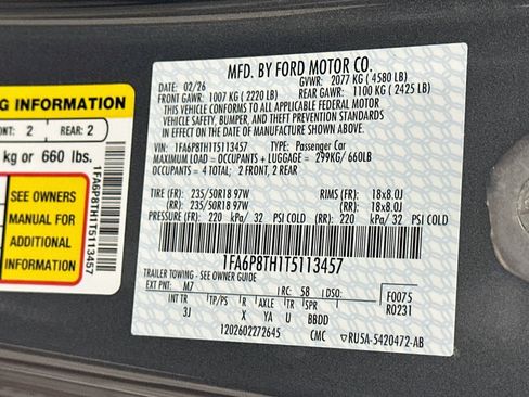 Used 2026 Ford Mustang Premium RWD image 12