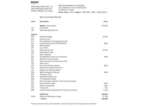 Certified 2023 Mercedes-Benz C 300 Sedan image 25