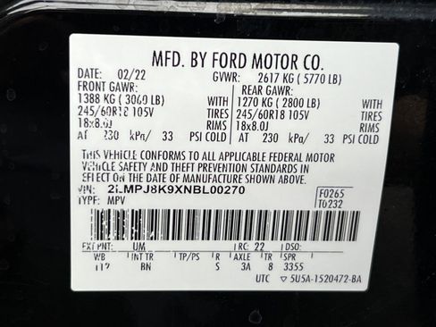 Used 2022 Lincoln Nautilus Reserve image 31