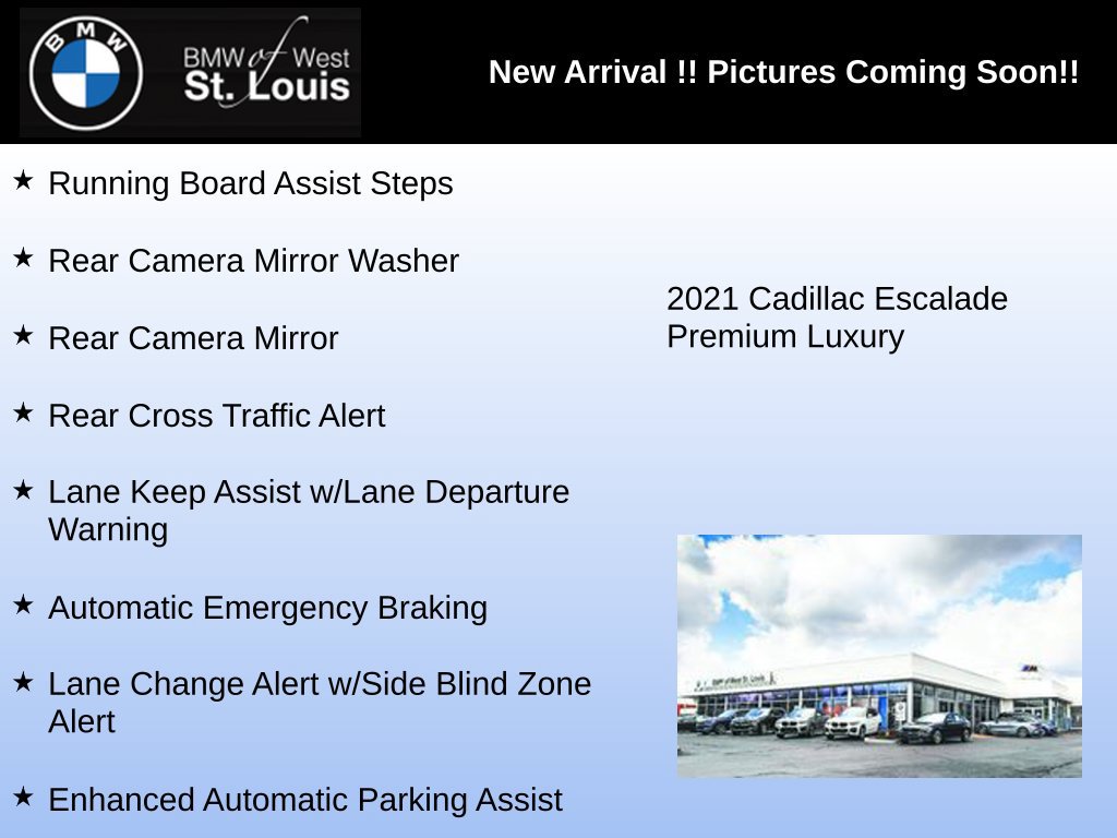 Used 2021 Cadillac Escalade Premium Luxury AWD/4WD image 3