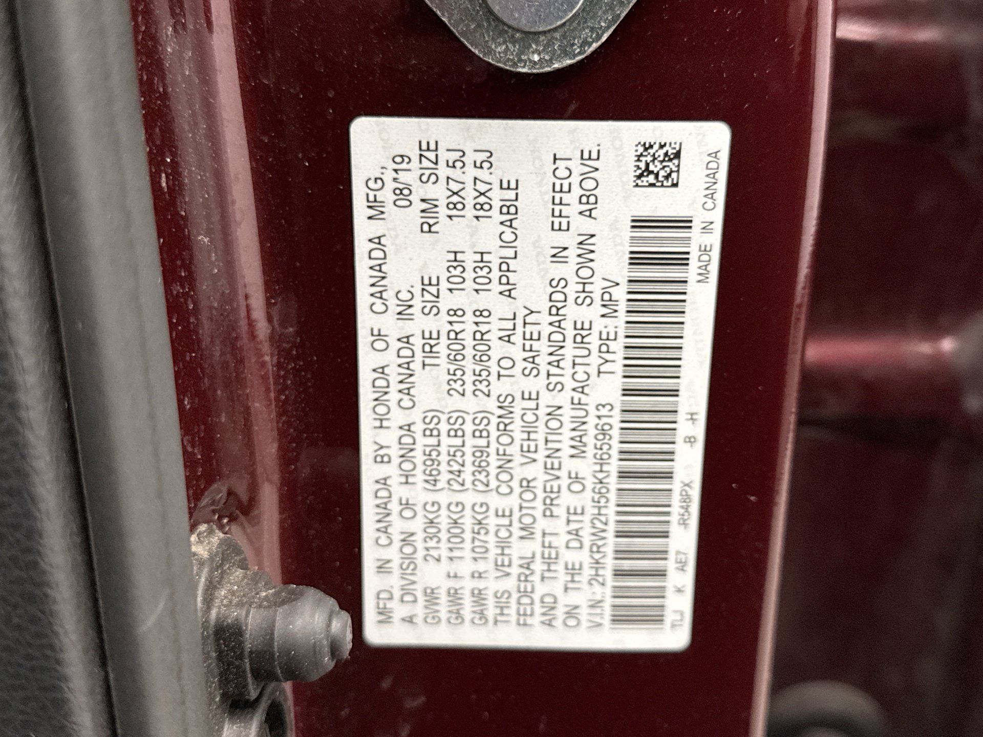 Used 2019 Honda CR-V EX image 12