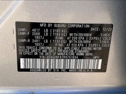 Used 2024 Subaru Crosstrek 2.5i Sport w/ Popular Package #4A image 32