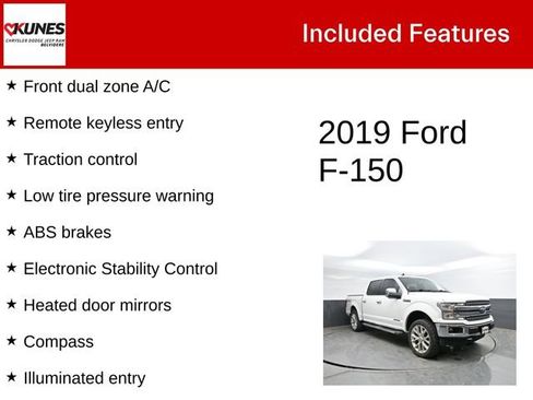 Used 2019 Ford F150 Lariat w/ Equipment Group 502A Luxury AWD/4WD image 3