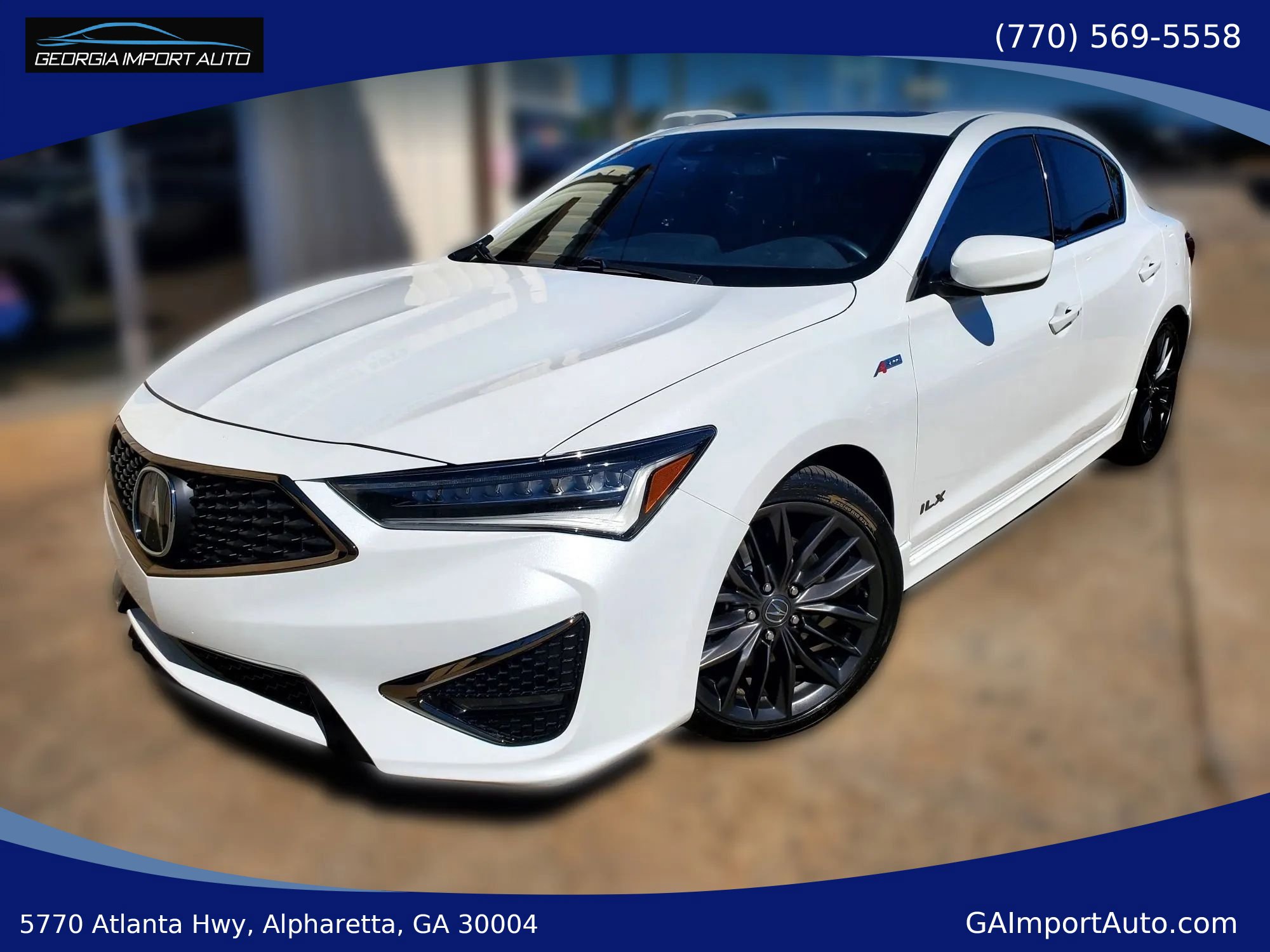 Used 2022 Acura ILX w/ Premium & A-SPEC Package FWD image 1