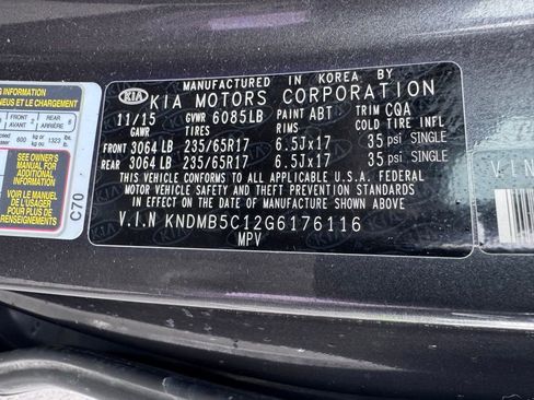 Used 2016 Kia Sedona LX w/ LX Convenience Package FWD image 41