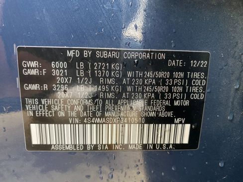 Certified 2023 Subaru Ascent Limited image 39