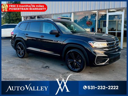 Used 2022 Volkswagen Atlas SEL R-Line AWD/4WD image 1