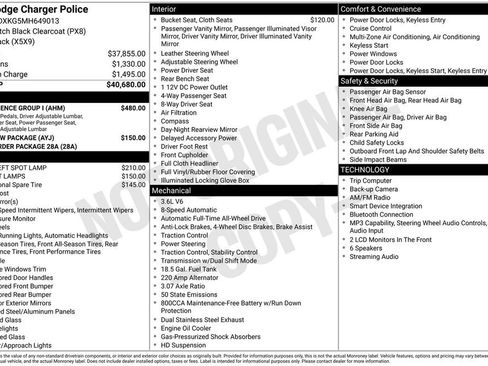 Used 2021 Dodge Charger Police w/ Convenience Group I AWD/4WD image 14