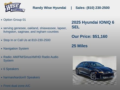 New 2025 Hyundai Ioniq 6 SEL AWD/4WD image 5