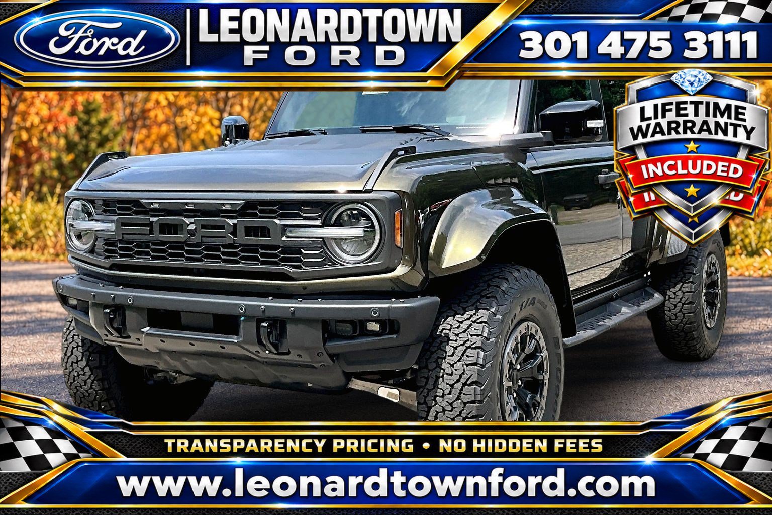 New 2026 Ford Bronco Raptor AWD/4WD image 1