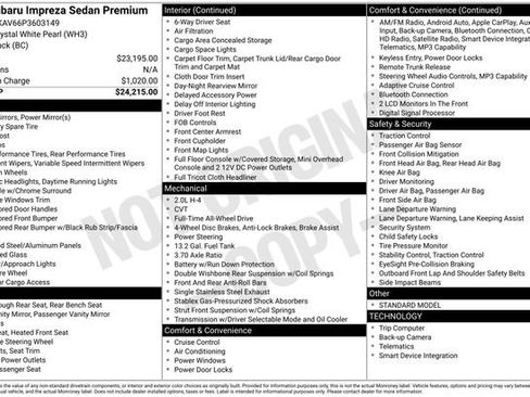 Certified 2023 Subaru Impreza Premium image 3
