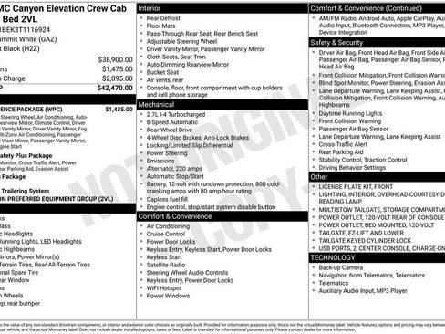 New 2026 GMC Canyon Elevation w/ Convenience Package image 6