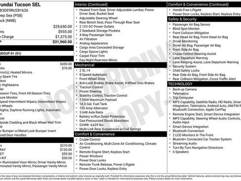 Used 2024 Hyundai Tucson SEL FWD image 37