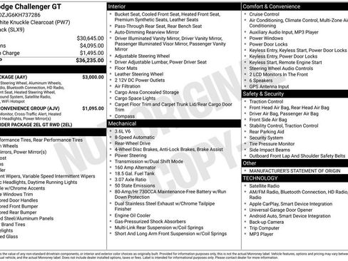 Used 2019 Dodge Challenger GT w/ Plus Package image 6