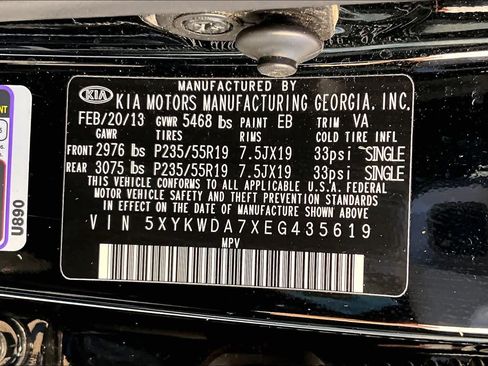 Used 2014 Kia Sorento SX w/ 3rd Row Package image 34