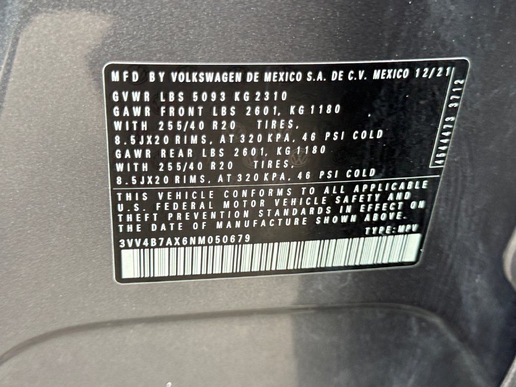 Used 2022 Volkswagen Tiguan SEL R-Line AWD/4WD image 29