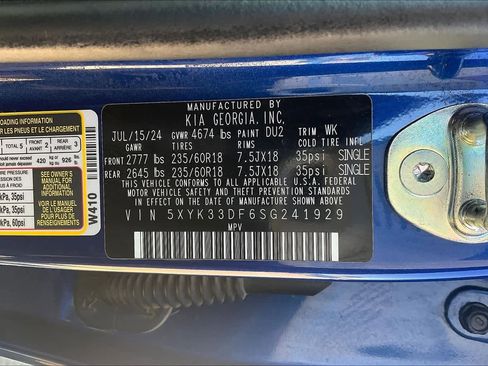 Certified 2025 Kia Sportage EX image 20