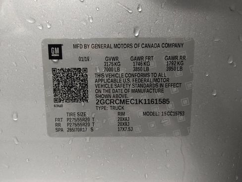 Used 2019 Chevrolet Silverado 1500 Custom w/ Custom Convenience Package image 33