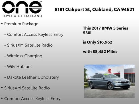 Used 2017 BMW 530i RWD image 11