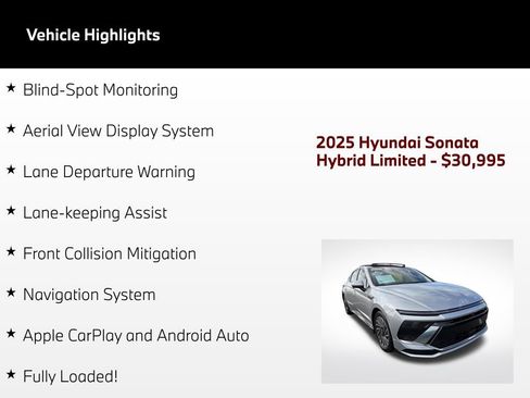 Used 2025 Hyundai Sonata Limited FWD image 5