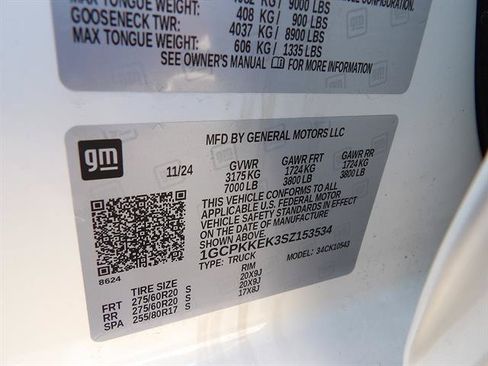 Certified 2025 Chevrolet Silverado 1500 LT AWD/4WD image 11