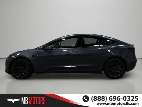 Used 2021 Tesla Model 3 Performance AWD/4WD image 2
