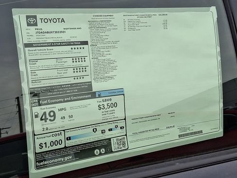 New 2026 Toyota Prius AWD image 8