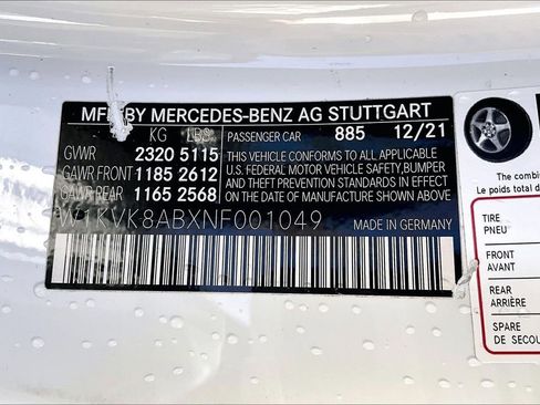 Certified 2022 Mercedes-Benz SL 55 AMG 4MATIC image 34