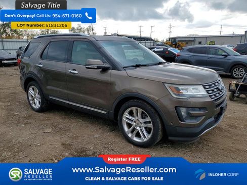 Used 2016 Ford Explorer Limited w/ Equipment Group 301A FWD image 5