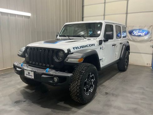 Used 2021 Jeep Wrangler Unlimited Rubicon 4xe w/ Steel Bumper Group AWD/4WD image 3