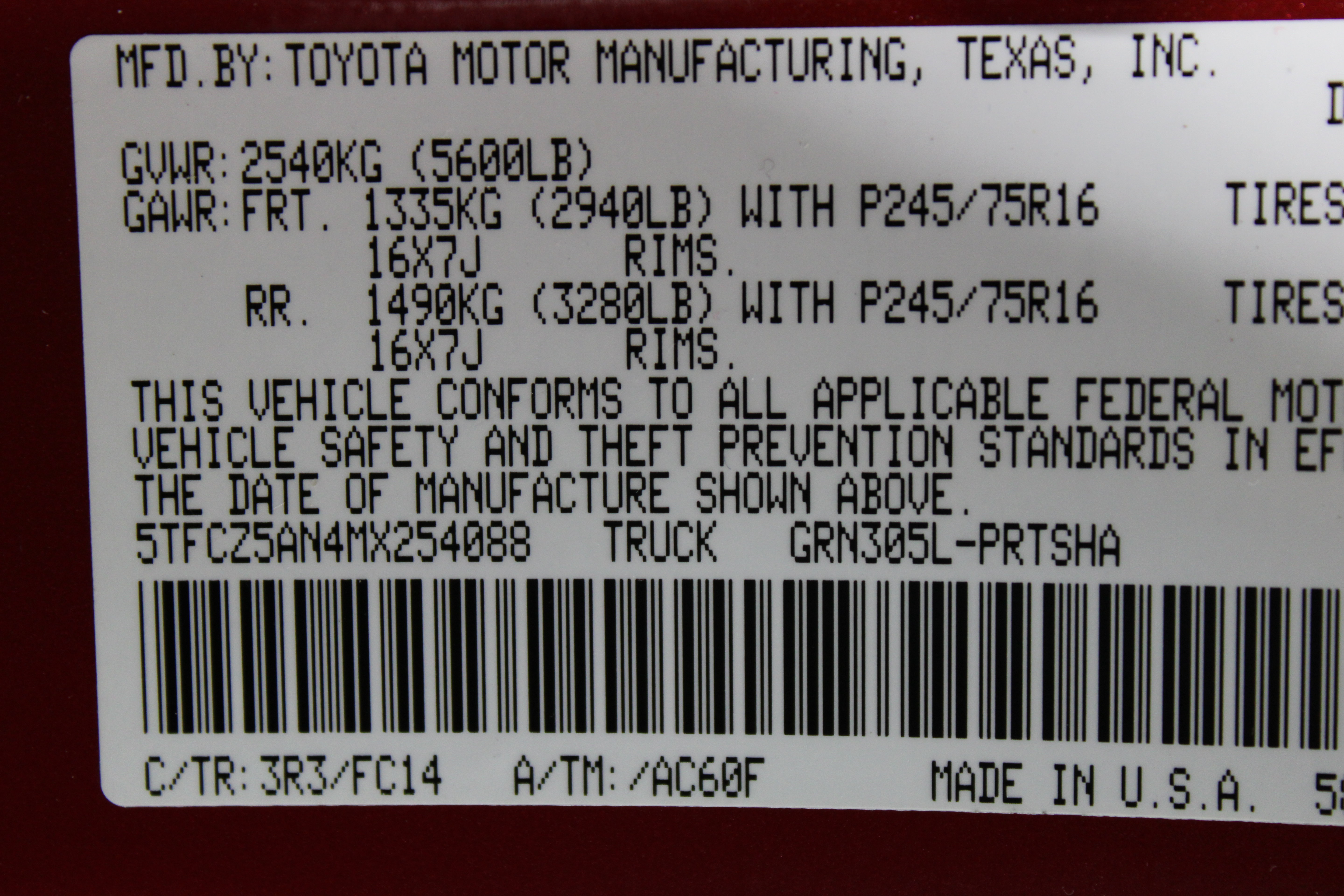 Used 2021 Toyota Tacoma SR5 AWD/4WD image 38