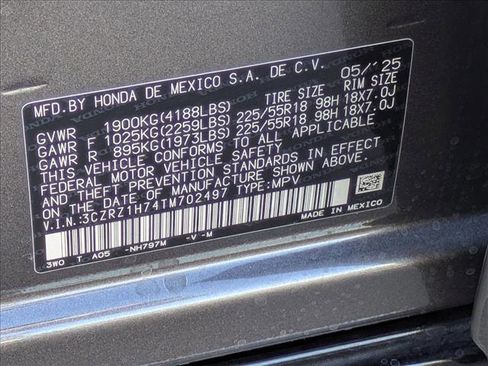 Certified 2026 Honda HR-V EX-L image 23