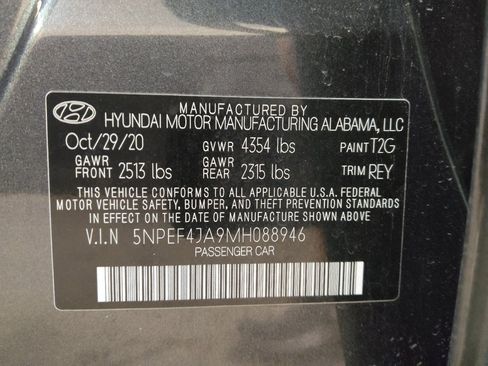 Used 2021 Hyundai Sonata SEL w/ Convenience Package FWD image 33