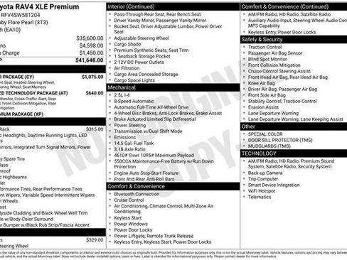 Used 2025 Toyota RAV4 XLE Premium w/ Weather Package AWD/4WD image 30