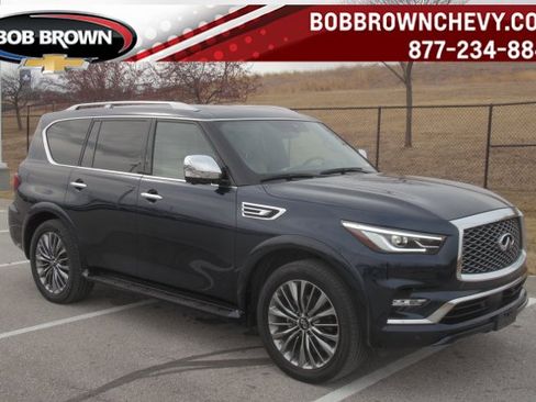Used 2021 INFINITI QX80 Sensory w/ All-Season Package image 1