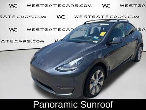 Used 2021 Tesla Model Y Long Range AWD/4WD image 2