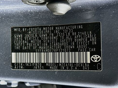 Used 2024 Toyota Corolla LE FWD image 12