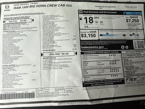 New 2026 RAM 1500 Big Horn AWD/4WD image 39