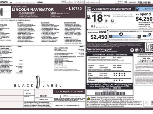 Used 2023 Lincoln Navigator Black Label image 2