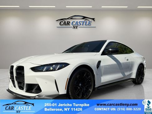 Used 2025 BMW M4 Coupe w/ Executive Package RWD image 1