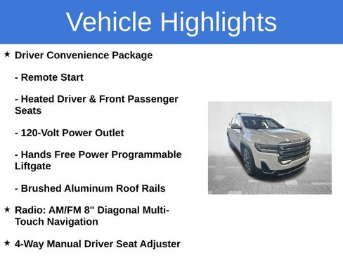 Used 2023 GMC Acadia SLE w/ Driver Convenience Package FWD image 4