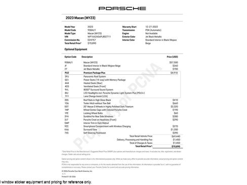 Used 2023 Porsche Macan image 2