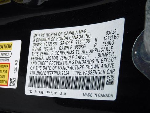 Used 2023 Honda Civic EX image 36