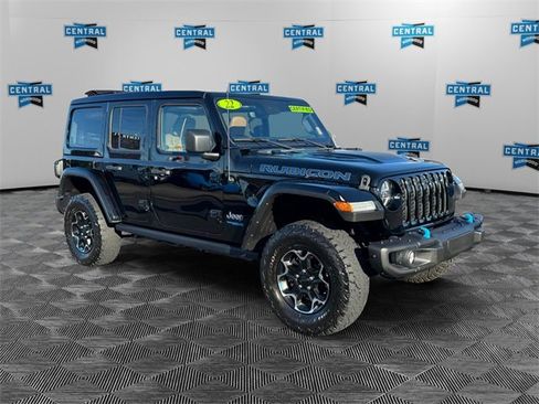 Certified 2022 Jeep Wrangler Unlimited Rubicon 4xe w/ Steel Bumper Group image 8