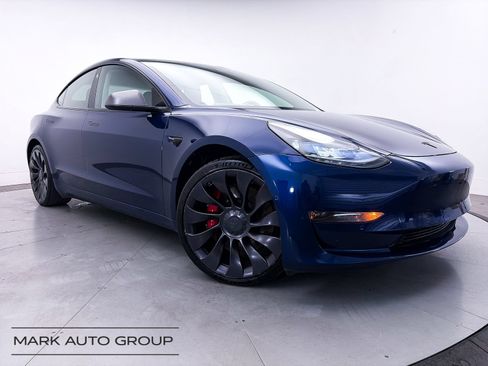Used 2021 Tesla Model 3 Performance AWD/4WD image 1