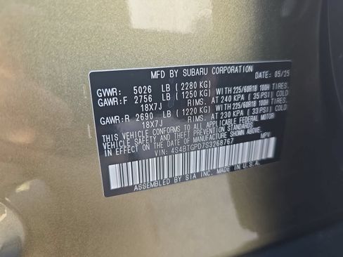 Used 2025 Subaru Outback Touring XT AWD/4WD image 34